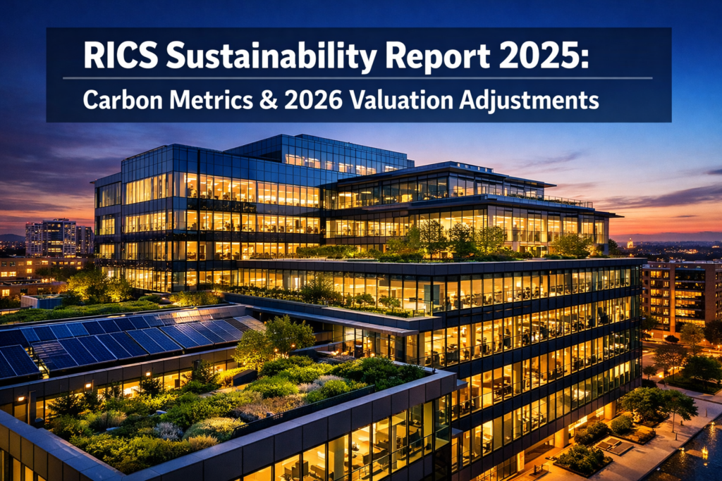 Applying RICS Sustainability Report 2025 to 2026 Valuations: Carbon Metrics and Market Caution Adjustments