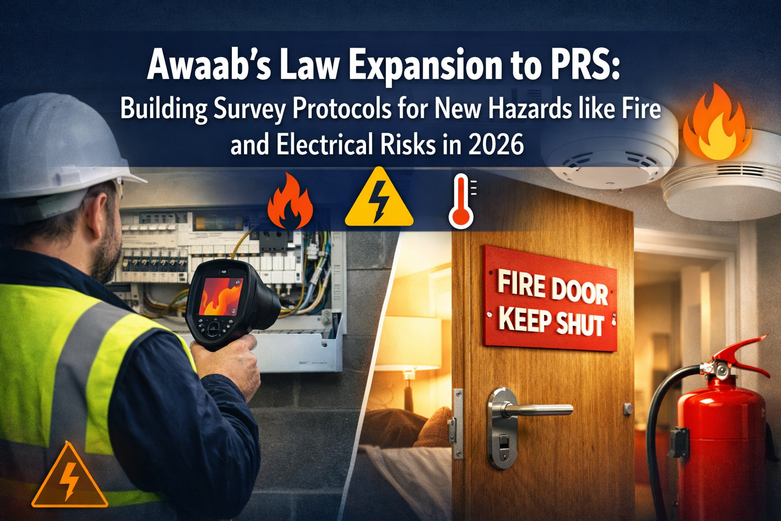 Awaab’s Law Expansion to PRS: Building Survey Protocols for New Hazards like Fire and Electrical Risks in 2026