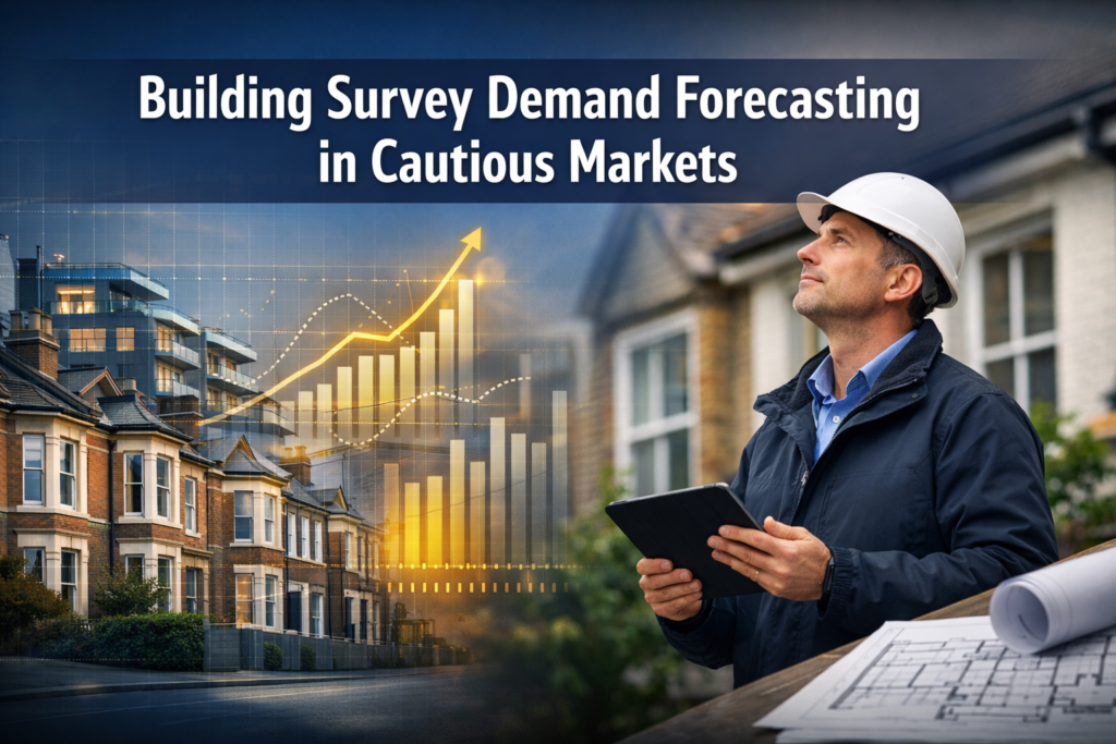 Building Survey Demand Forecasting in Cautious Markets: Identifying Property Types with Resilience as Buyer Enquiries Stabilise