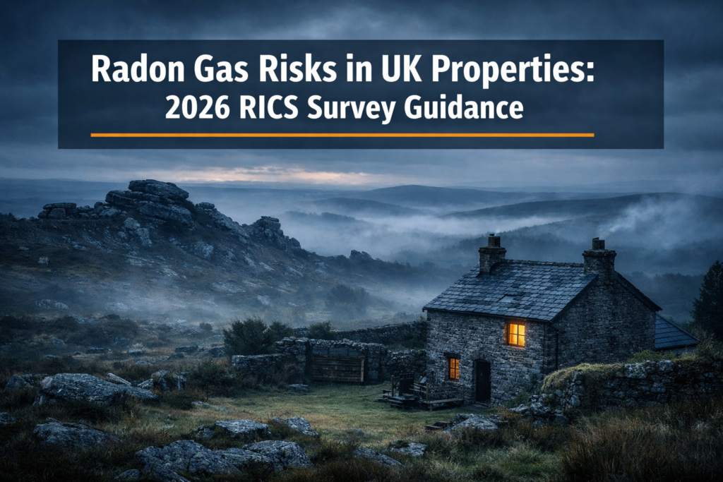 Building Survey Protocols for Radon Gas Risks in UK Properties: 2026 RICS Guidance for High-Risk Regions