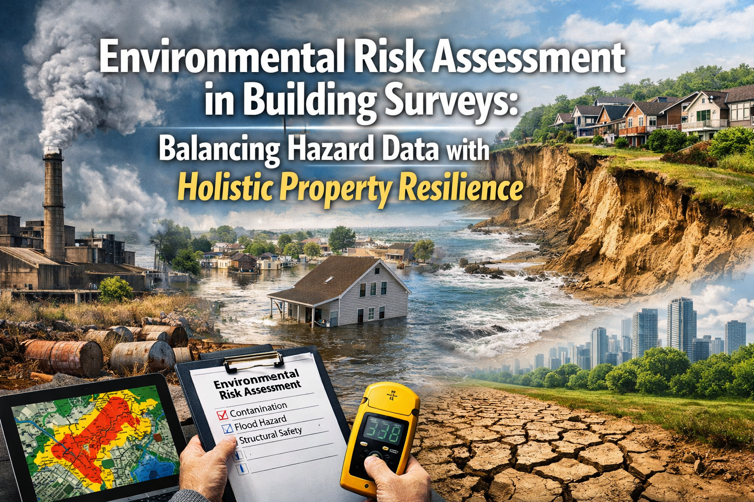 Environmental Risk Assessment in Building Surveys: Balancing Hazard Data with Holistic Property Resilience