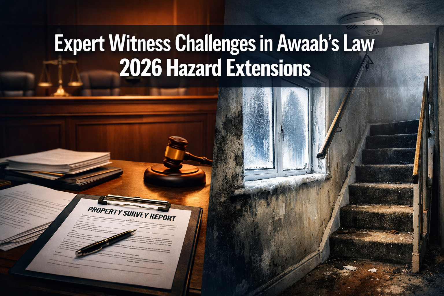 Expert Witness Challenges in Awaab’s Law 2026 Hazard Extensions: Evidence Standards for Excess Cold, Falls, and Fire Risks
