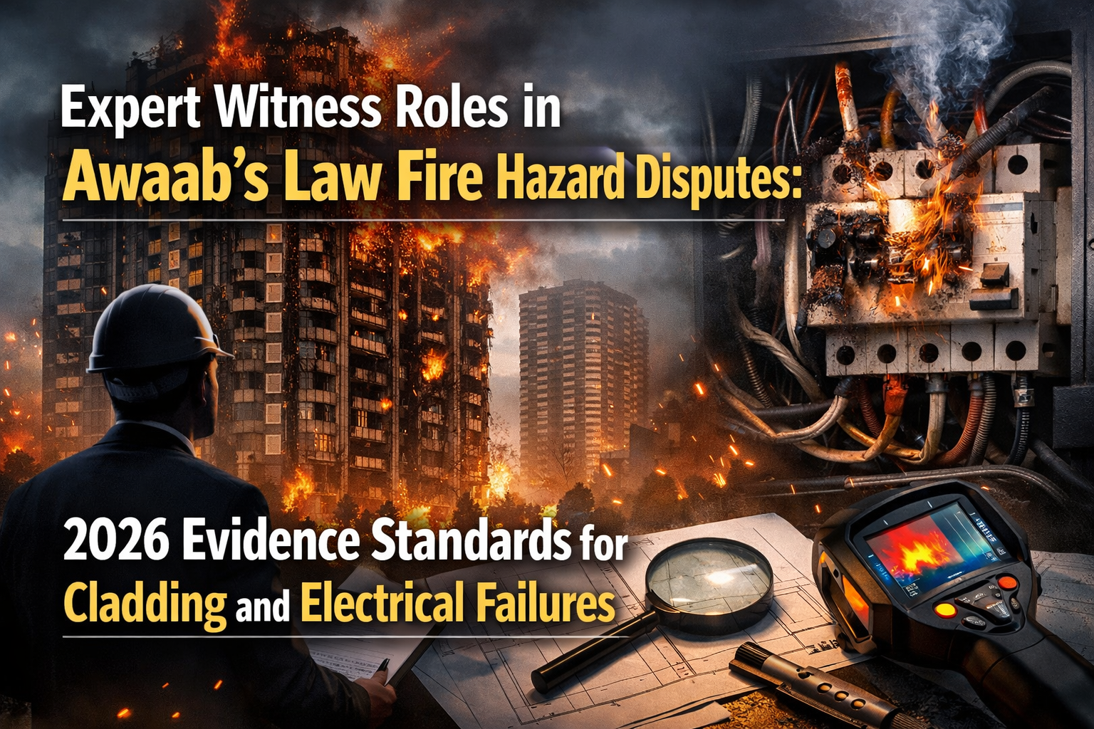 Expert Witness Roles in Awaab’s Law Fire Hazard Disputes: 2026 Evidence Standards for Cladding and Electrical Failures