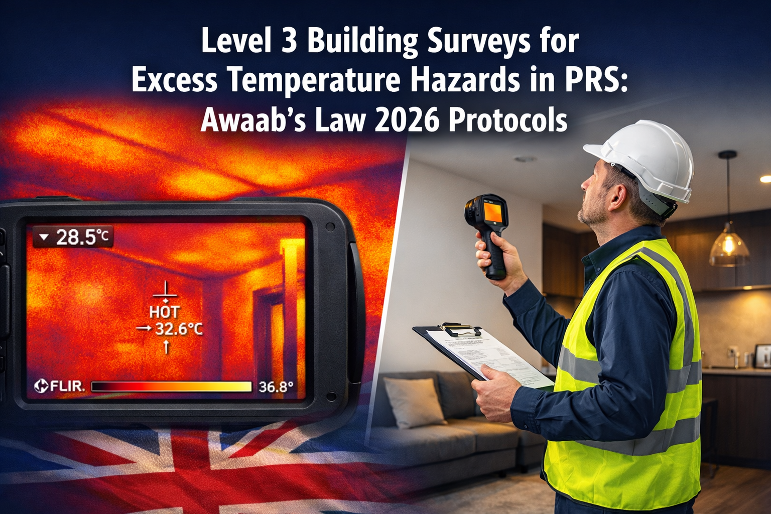 Level 3 Building Surveys for Excess Temperature Hazards in PRS: Awaab’s Law 2026 Protocols for Overheating Assessments