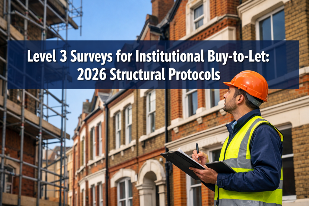 Level 3 Surveys for Institutional Buy-to-Let in Renewed 2026 Demand: Structural Protocols for Professional Landlord Portfolios