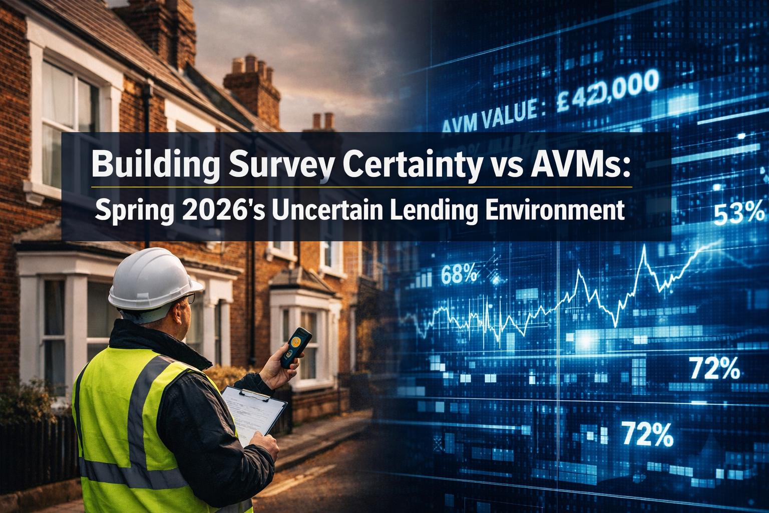 Market Caution and Building Survey Certainty: How Surveyors Can Position Professional Expertise Against AVMs in Spring 2026's Uncertain Lending Environment