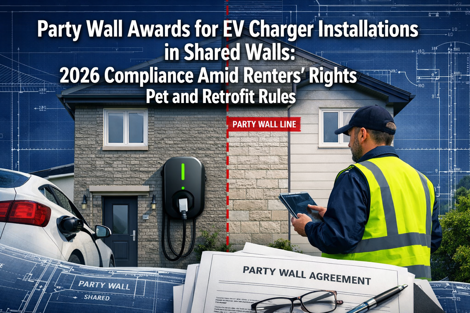 Party Wall Awards for EV Charger Installations in Shared Walls: 2026 Compliance Amid Renters' Rights Pet and Retrofit Rules