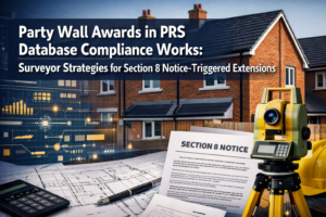 Party Wall Awards in PRS Database Compliance Works: Surveyor Strategies for Section 8 Notice-Triggered Extensions