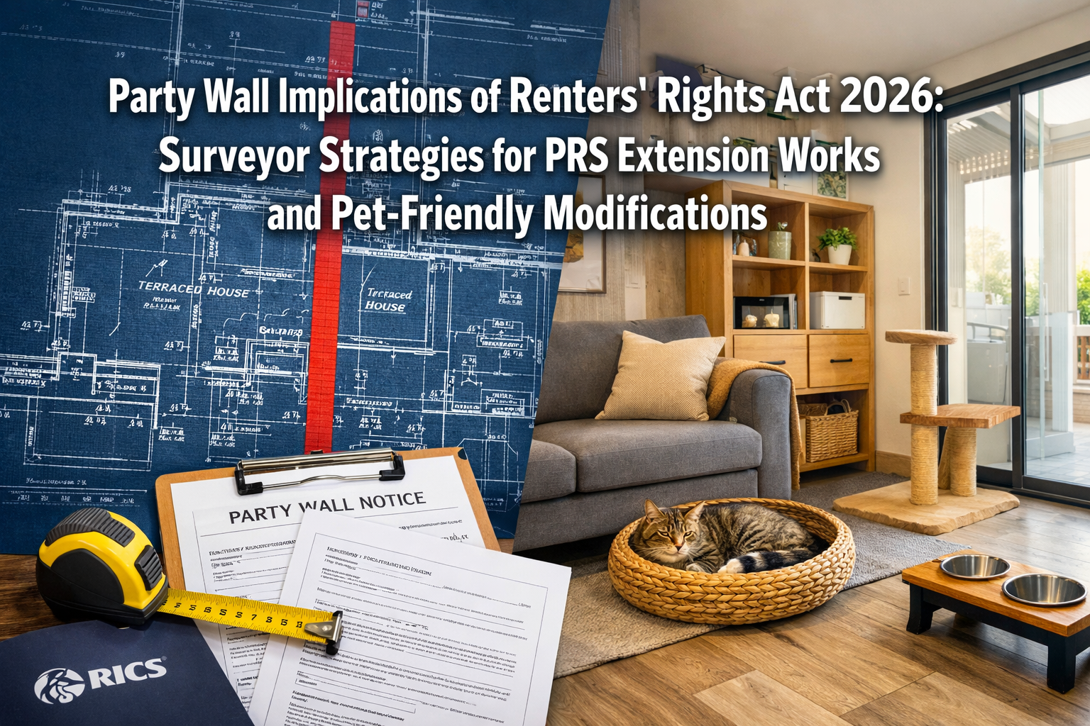 Party Wall Implications of Renters’ Rights Act 2026: Surveyor Strategies for PRS Extension Works and Pet-Friendly Modifications