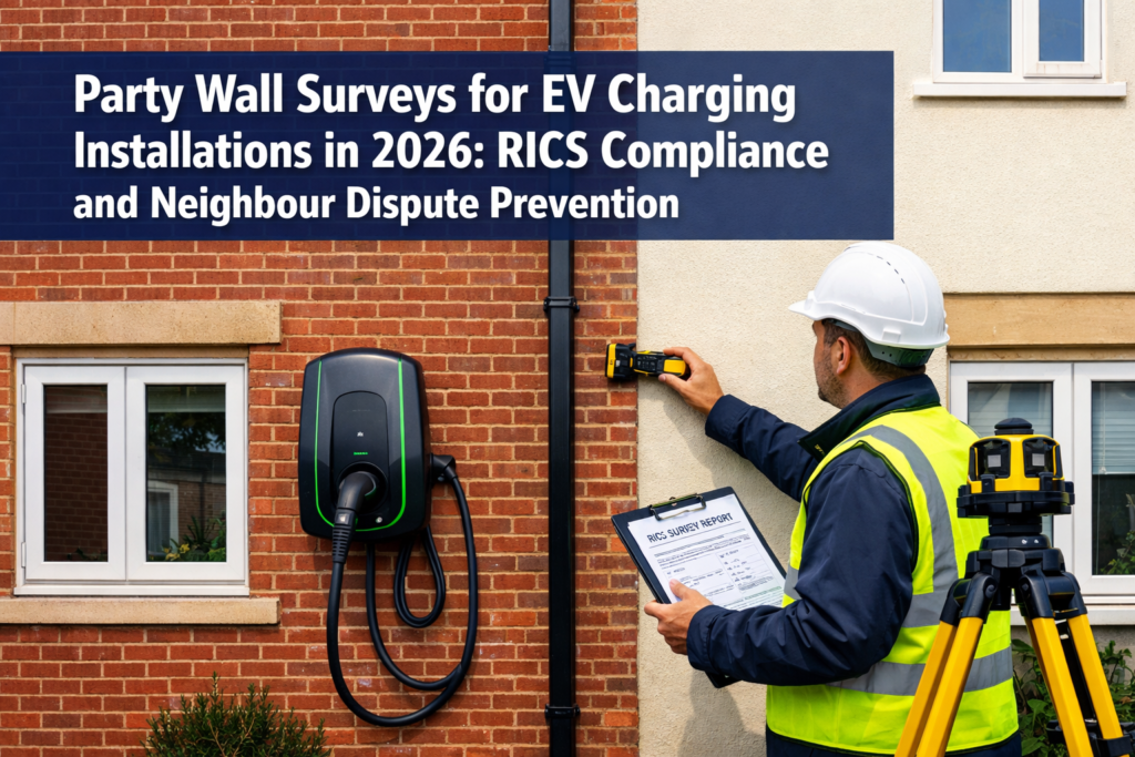 Party Wall Surveys for EV Charging Installations in 2026: RICS Compliance and Neighbour Dispute Prevention