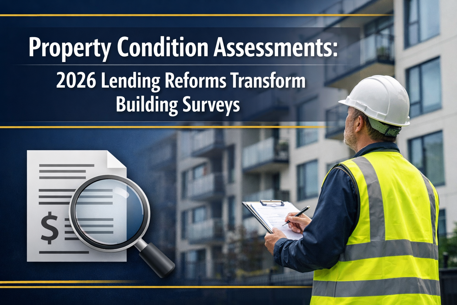 Property Condition Assessments as Standard Upfront Requirements: How 2026 Lending Reforms Will Transform Building Survey Practices