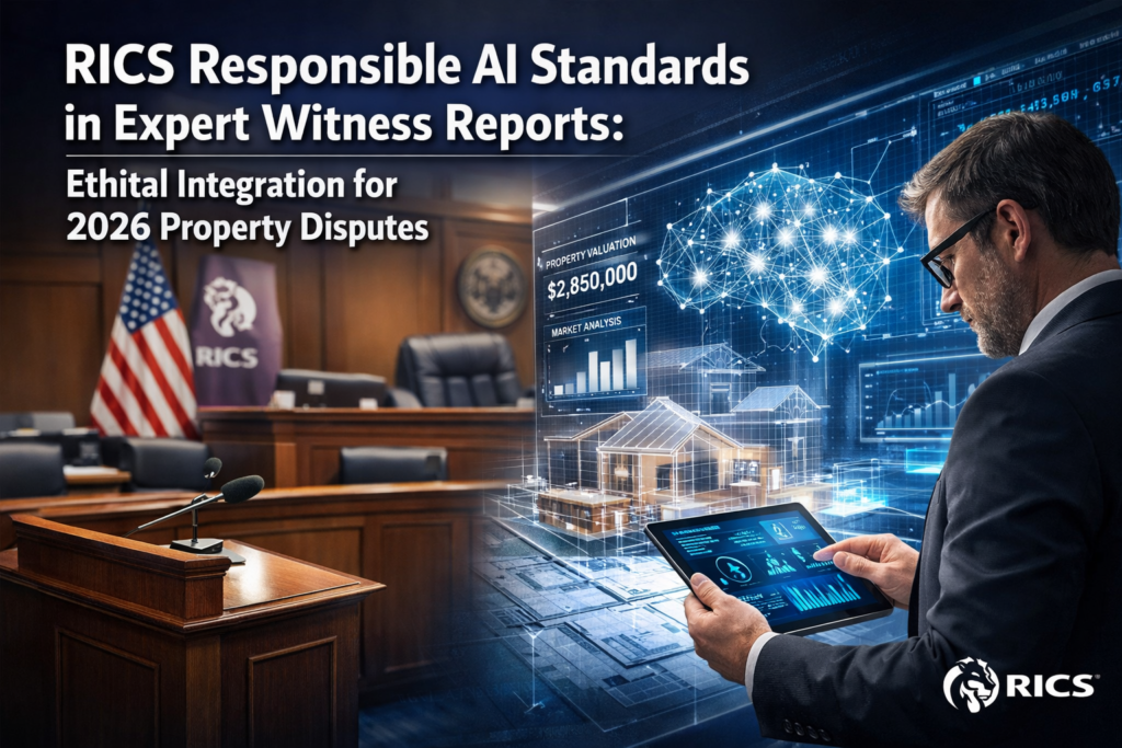 RICS Responsible AI Standards in Expert Witness Reports: Ethical Integration for 2026 Property Disputes