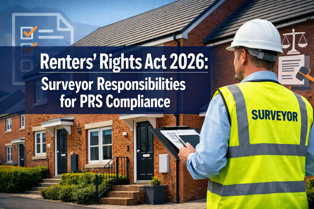 Renters' Rights Act 2026 Implementation: Surveyor Responsibilities for PRS Compliance Assessments and Landlord-Tenant Disputes