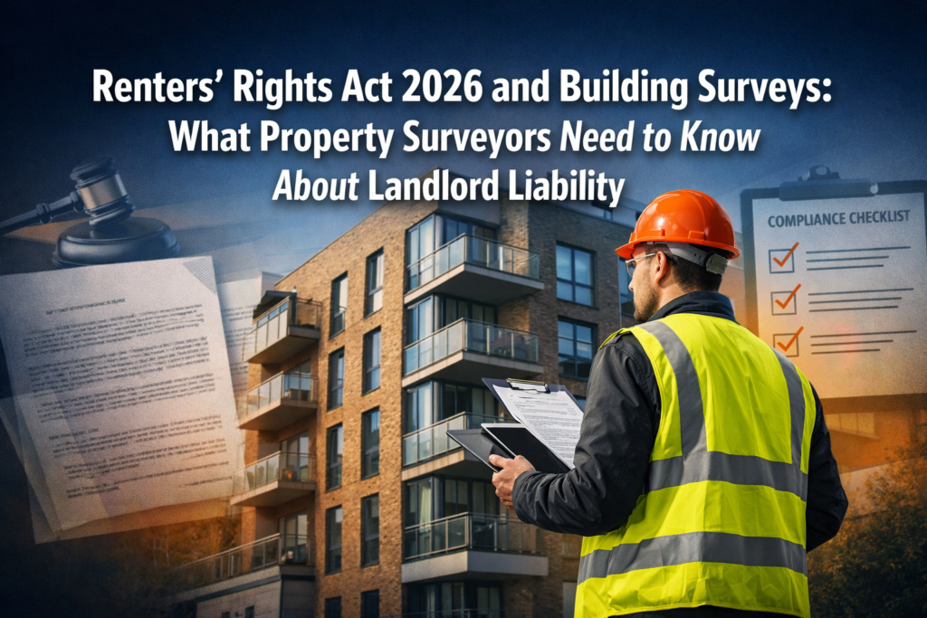 Renters' Rights Act 2026 and Building Surveys: What Property Surveyors Need to Know About Landlord Liability