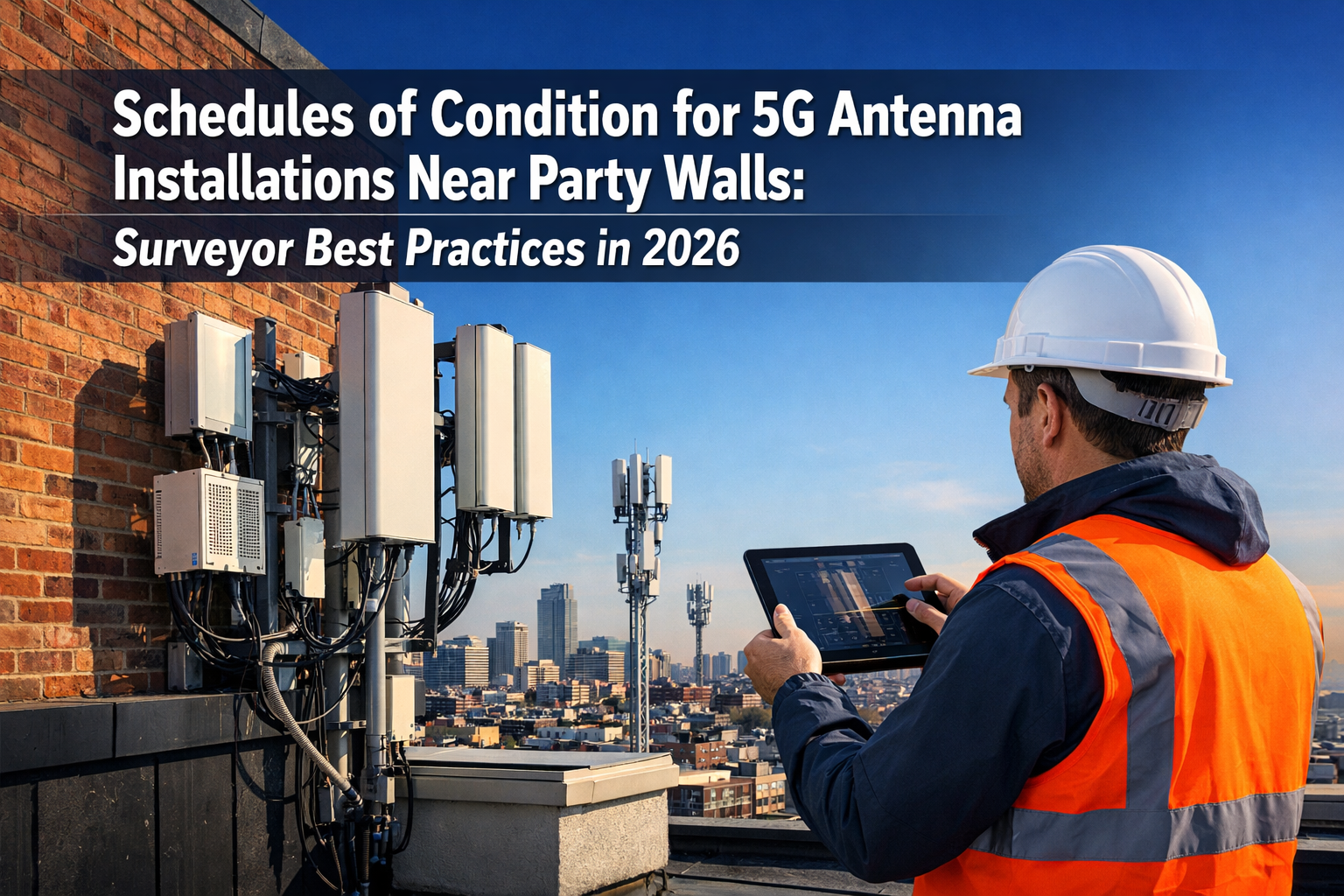 Schedules of Condition for 5G Antenna Installations Near Party Walls: Surveyor Best Practices in 2026