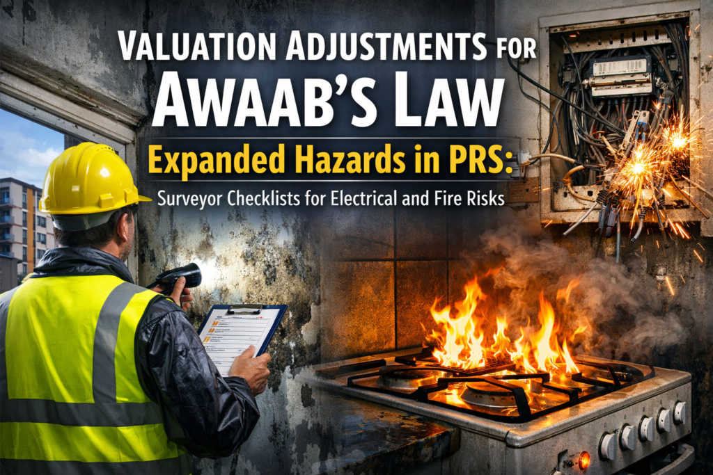 Valuation Adjustments for Awaab’s Law Expanded Hazards in PRS: Surveyor Checklists for Electrical and Fire Risks