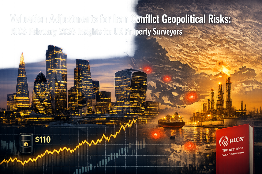 Valuation Adjustments for Iran Conflict Geopolitical Risks: RICS February 2026 Insights for UK Property Surveyors