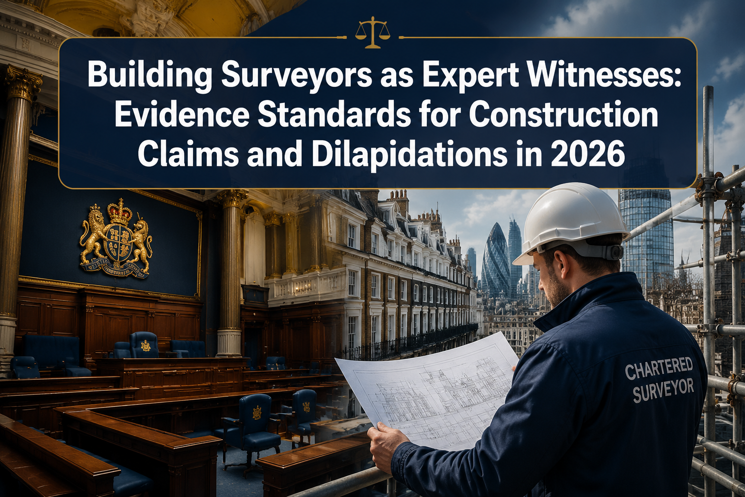 Building Surveyors as Expert Witnesses: Evidence Standards for Construction Claims and Dilapidations in 2026