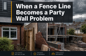 Domestic Extensions Built on the Boundary: When a Simple Fence Line Becomes a Party Wall Surveying Problem