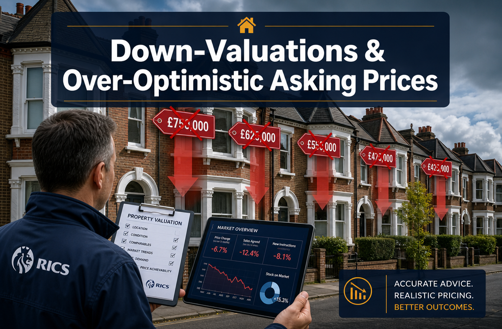 Down‑Valuations and ‘Over‑Optimistic’ Asking Prices: How UK Valuation Surveyors Can Communicate Market Reality to Buyers and Lenders