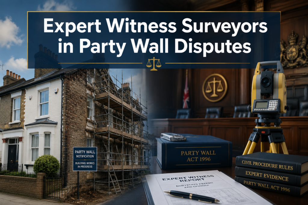 Expert Witness Surveyors in Party Wall Disputes: CPR Compliance and Case Studies from Recent UK Litigation