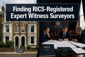Finding RICS-Registered Expert Witness Surveyors: Essential Criteria for Party Wall and Dilapidations Disputes