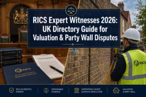 Finding RICS-Registered Expert Witnesses for Valuation and Party Wall Disputes: UK Directory Guide 2026