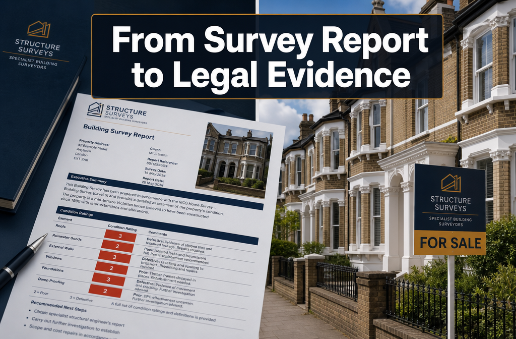 From Survey Report to Legal Evidence: How UK Homebuyers Should Use Building Surveys in Price Negotiations and Disputes