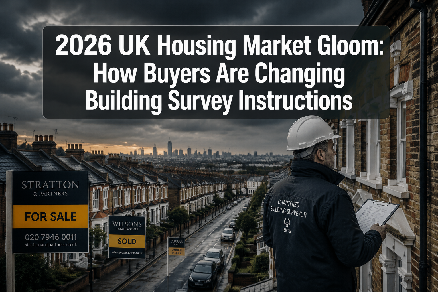How 2026 UK Housing Market Gloom Is Changing Building Survey Instructions: What Buyers Now Ask (and Skip)