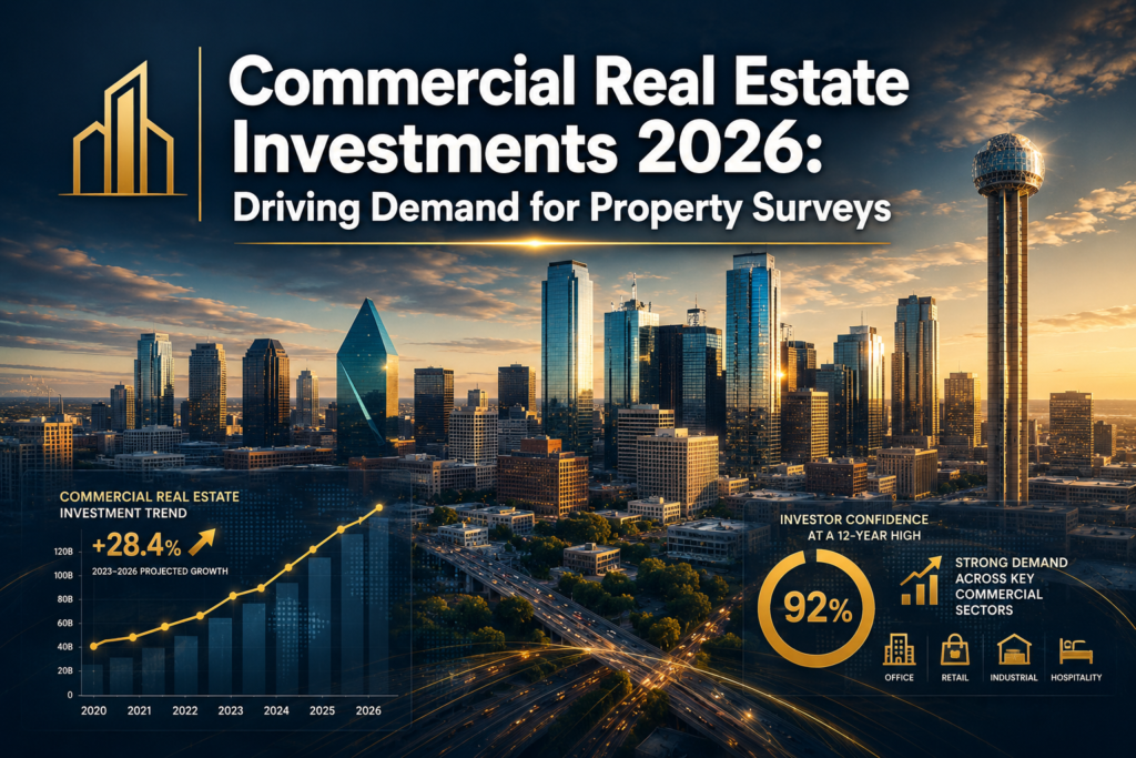How Surging Commercial Real Estate Investments in 2026 Are Driving Demand for Property Surveys