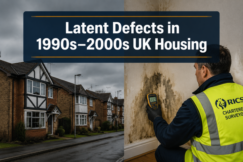 Latent Defects in 1990s–2000s UK Housing: What Level 3 Building Surveys Should Be Picking Up in 2026