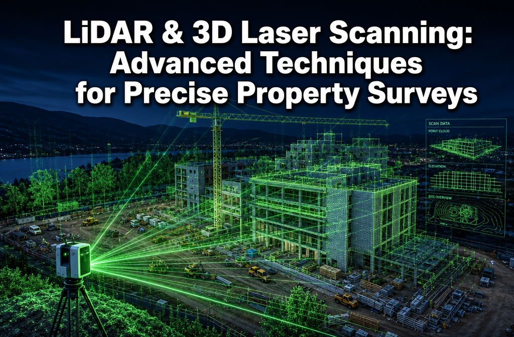 LiDAR and 3D Laser Scanning: Advanced Techniques for Precise Property Surveys