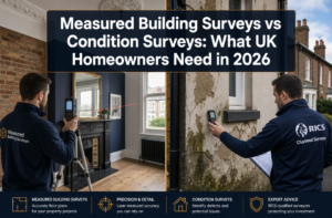 Measured Building Surveys vs Condition Surveys: What UK Homeowners and Developers Actually Need in 2026