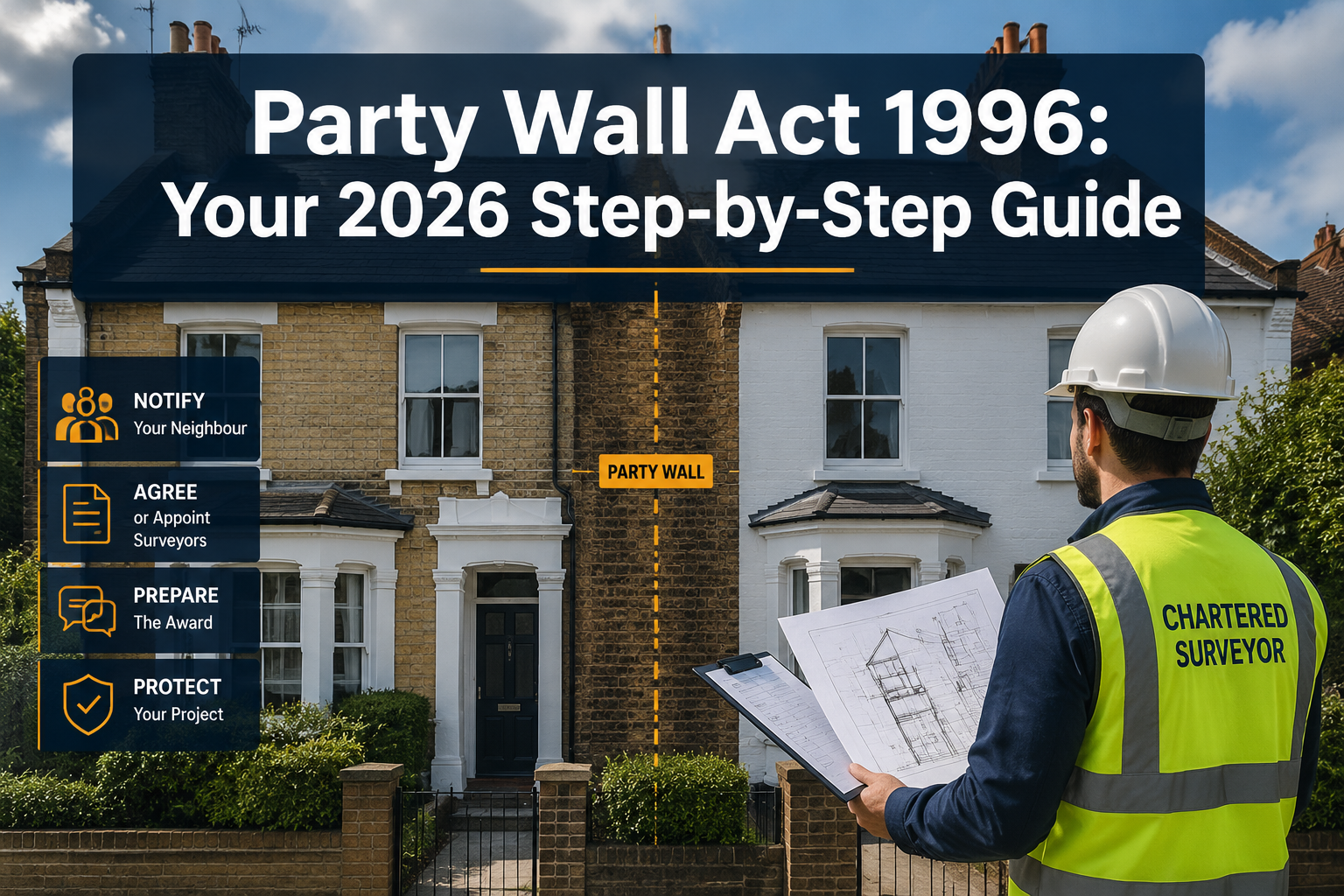 Party Wall Act 1996: Step-by-Step Guide to Notices, Awards, and Surveyor Models for 2026 Projects
