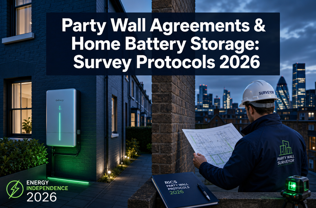 Party Wall Agreements for Home Battery Storage Systems: Survey Protocols Amid 2026 Energy Independence Push
