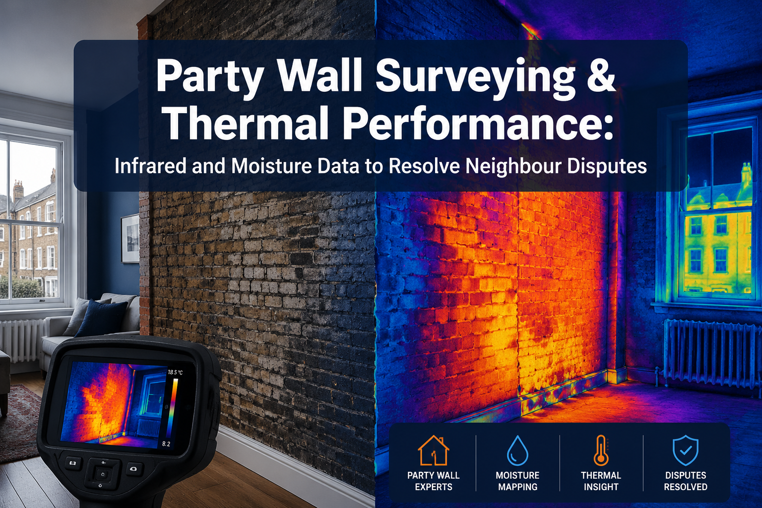 Party Wall Surveying and Thermal Performance: Using Infrared and Moisture Data to Resolve Neighbour Disputes