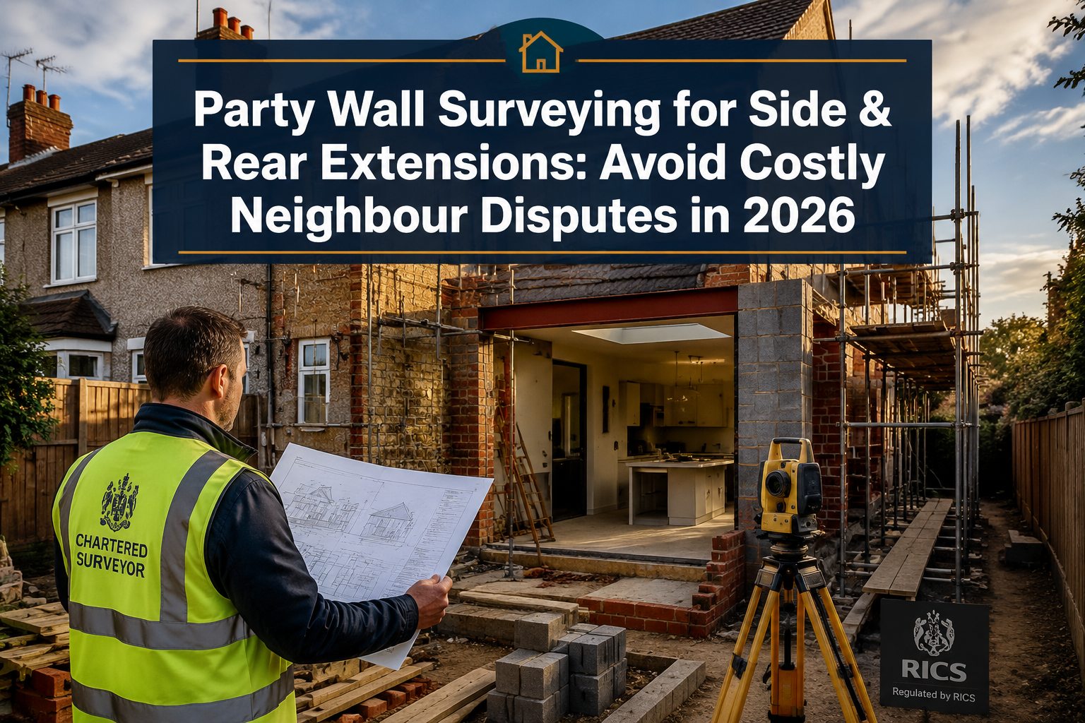 Party Wall Surveying for Side and Rear Extensions: How 2026 UK Homeowners Can Avoid Costly Neighbour Disputes