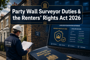 Party Wall Surveyor Duties Under Private Rented Sector Database: Registration Impacts from Renters’ Rights Act 2026