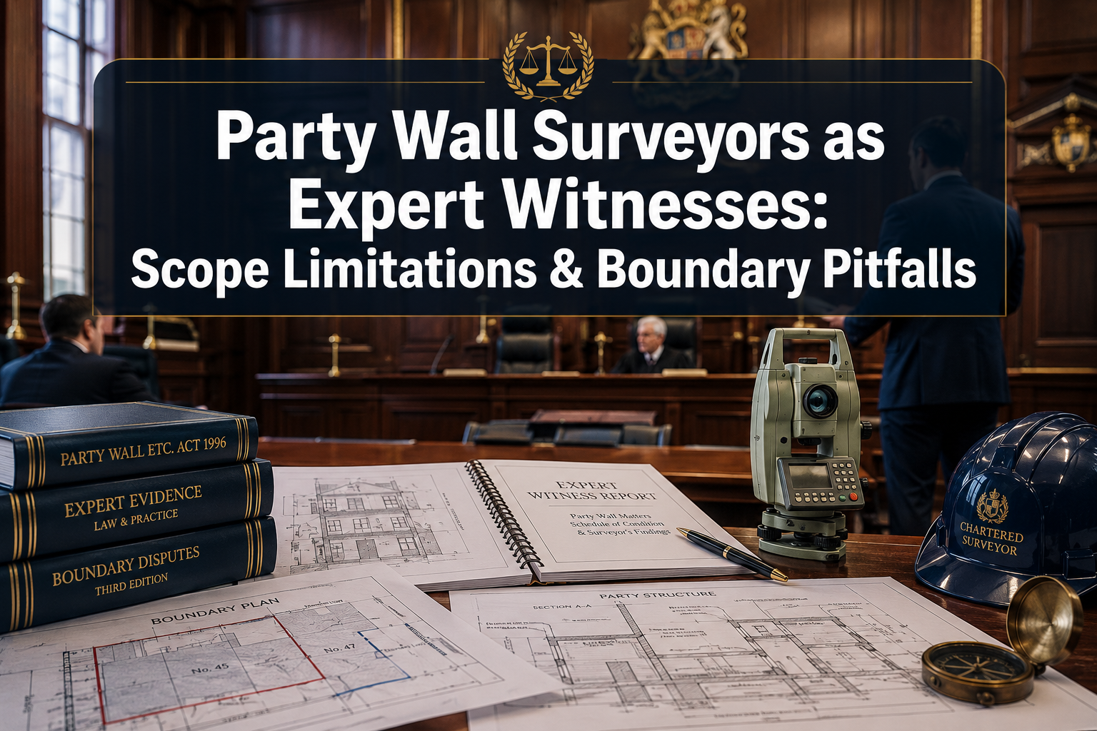 Party Wall Surveyors as Expert Witnesses: Scope Limitations and Boundary Determination Pitfalls from Recent Litigation