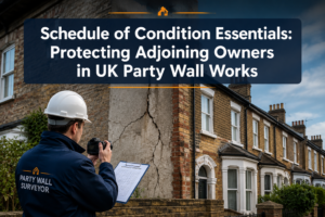 Schedule of Condition Essentials: Protecting Adjoining Owners in UK Party Wall Works