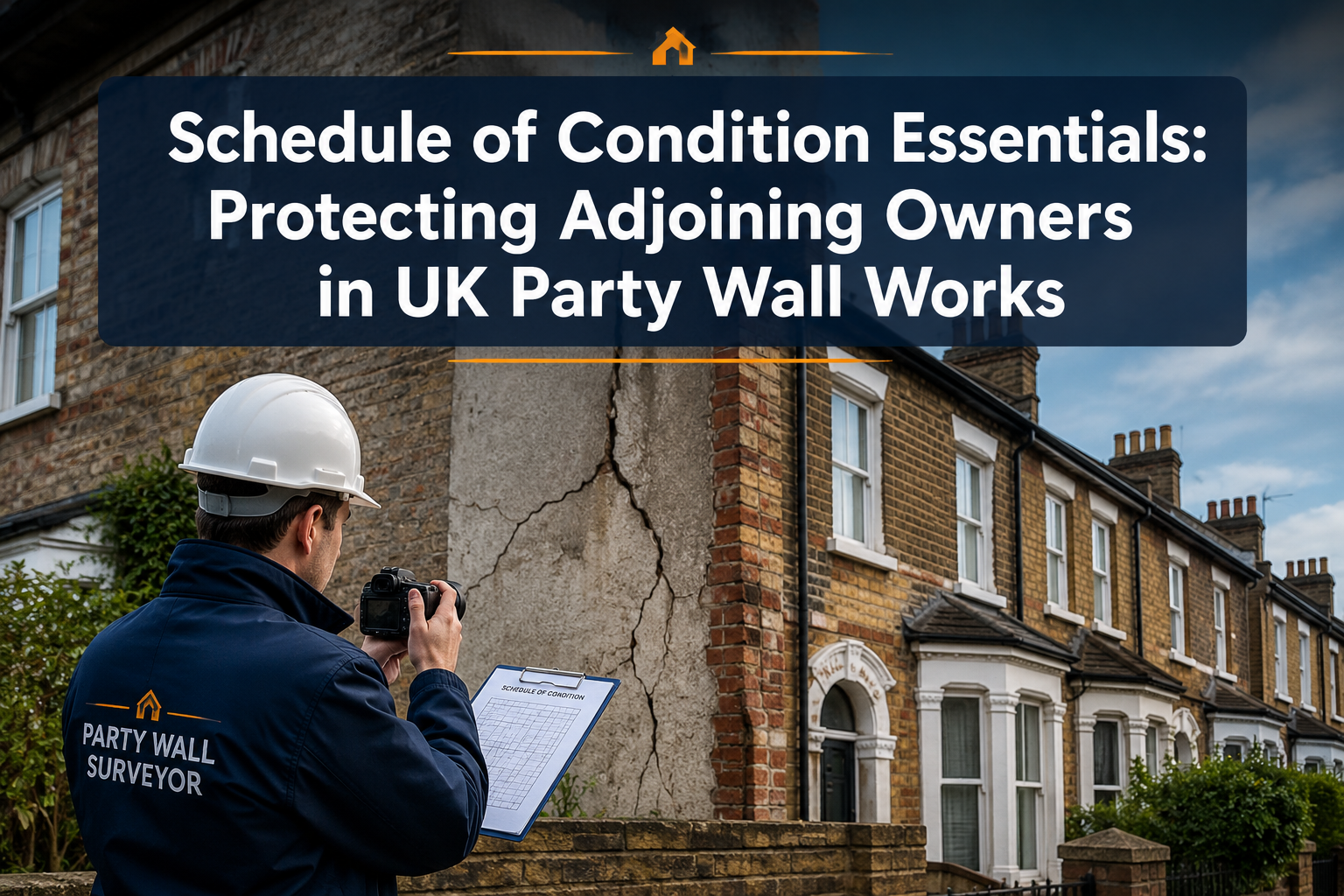 Schedule of Condition Essentials: Protecting Adjoining Owners in UK Party Wall Works