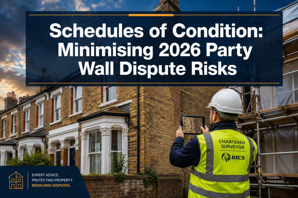 Schedules of Condition Best Practices for Party Wall Works: Minimising 2026 Dispute Risks Pre-Construction