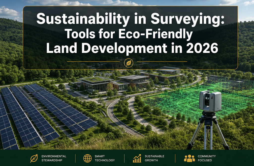 Sustainability in Surveying: Tools for Eco-Friendly Land Development in 2026