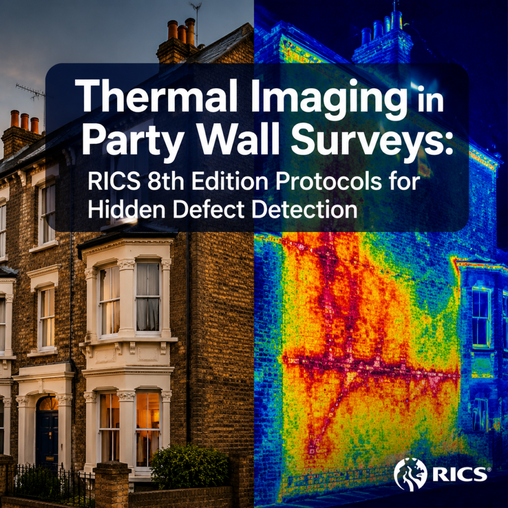 Thermal Imaging Applications in Party Wall Surveys: RICS 8th Edition Protocols for Hidden Defect Detection