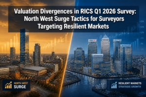 Valuation Divergences in RICS Q1 2026 Survey: North West Surge Tactics for Surveyors Targeting Resilient Markets