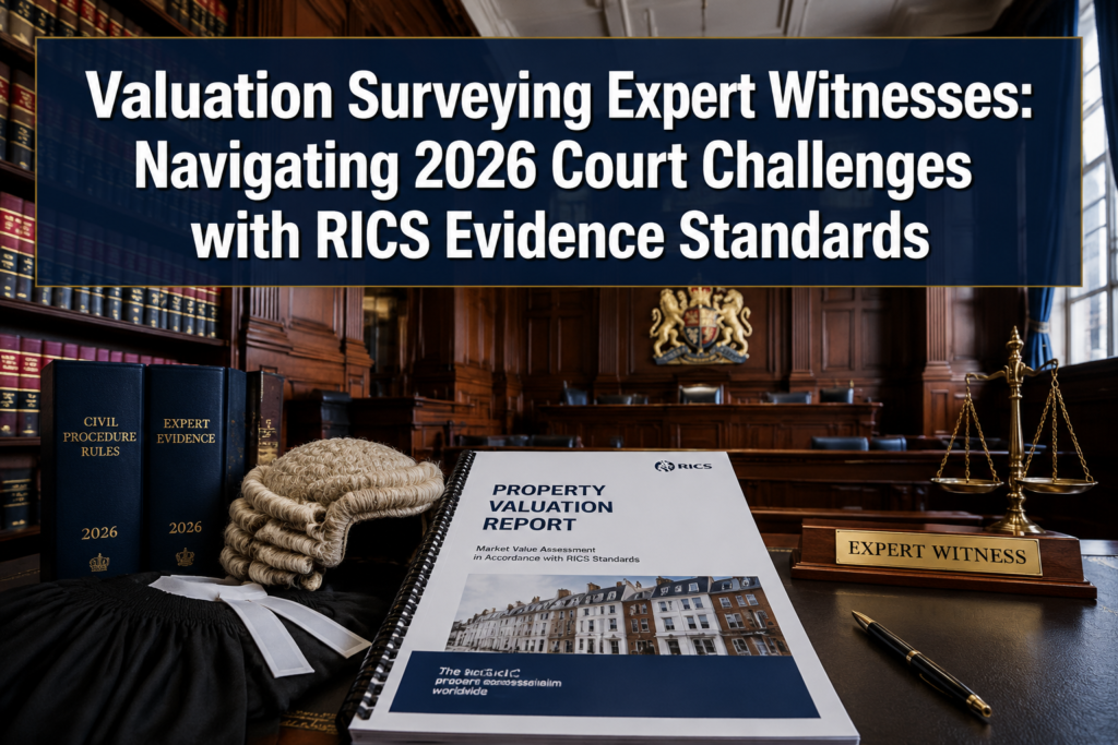 Valuation Surveying Expert Witnesses: Navigating 2026 Court Challenges with RICS Evidence Standards