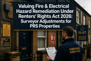 Valuing Fire and Electrical Hazard Remediation Under Renters’ Rights Act 2026: Surveyor Adjustments for PRS Properties