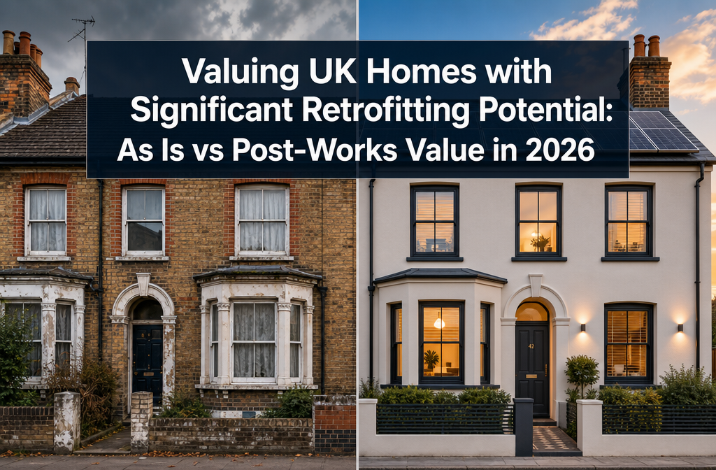 Valuing UK Homes with Significant Retrofitting Potential: How to Reflect ‘As Is’ vs ‘Post-Works’ Value in 2026