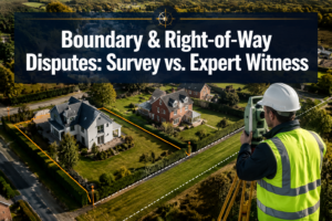 Boundary and Right‑of‑Way Disputes: When You Need a Measured Survey Versus an Expert Witness Valuation
