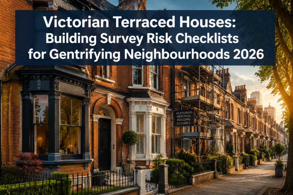 Building Survey Risk Checklists for Victorian Terraced Houses in Gentrifying Neighbourhoods: Capturing 2026 Value Opportunities